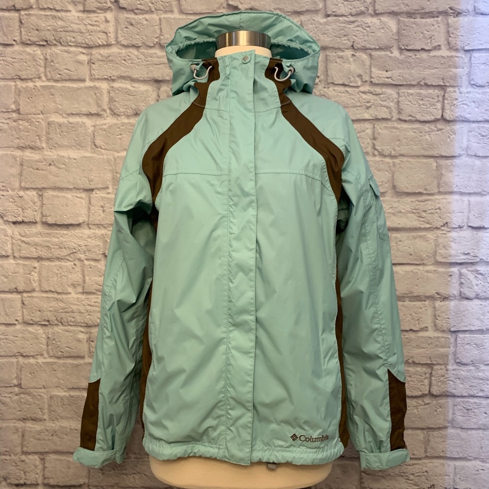 Columbia Omni-Tech Lined Rain Jacket EUC
